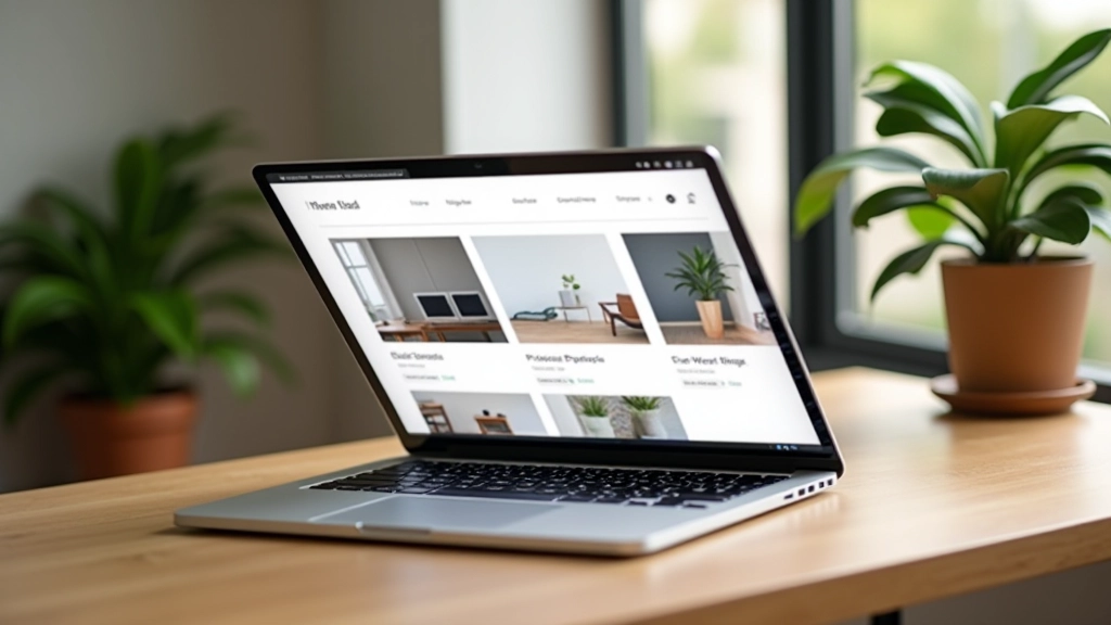Portfolio digitale mostra categoria progetti con filtri e menu laterale, interfaccia di navigazione moderna